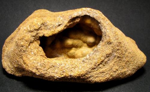 Limonita
Jaganta, Las Parras de Castellote, Teruel, Aragón, España.
80 x 38 x 21 mm. (Autor: José Luis Zamora)