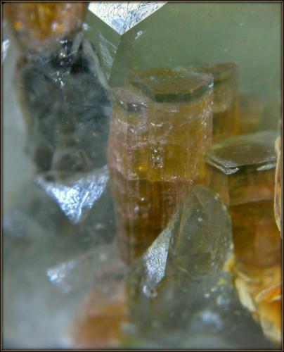 Elbaita (variedad rubelita)
Río Padrón - Estepona - Málaga - Andalucía - España
4 x 3 cm - cristales de 2 y 4 mm
detalle (Autor: Mijeño)