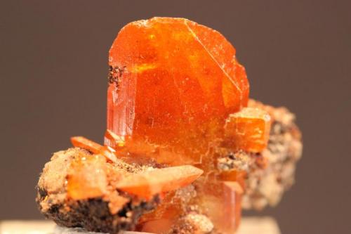 Wulfenite
Red Cloud Mine, Yuma County, Arizona, USA
2.5 x 2.2 cm
ex-Schortmann
ex-Bentley (Author: Don Lum)