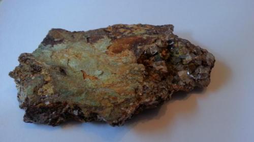 Baritina<br />Coll de Nit 2 Quarry (Frares Quarry), D'Avencó Creek, D'Avencó Valley, Aiguafreda, Comarca Vallès Oriental, Barcelona, Catalonia / Catalunya, Spain<br />11 x 7 x 1,5 cm<br /> (Autor: Javier Garcia Canals)