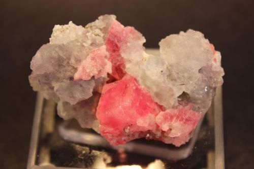 Rhodochrosite, Fluorite, Pyrite
Wutong (Wudong) Mine, Guangxi Zhuang. A.R., China
6.5  x  4 cm (Author: Don Lum)