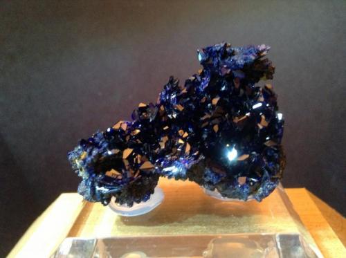 Azurite
Touissit, Oujda, Morocco
2.5 cm x 1.5 cm x 2 cm (Author: Mark Ost)