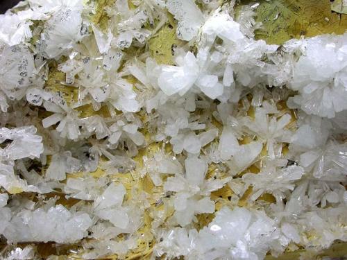 Hemimorphite
Qale-Zari Mine, South Khorasan Province, eastern Iran
Magnified view - field of view: 10 cm (Author: vhairap)