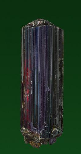 Rutile
Rist Mine, Hiddenite, Alexander Co., North Carolina, USA
4.0 x 1.2 cm (Author: am mizunaka)