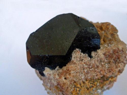 Schorl 
Woolley Farm, Bovey Tracey, Dartmoor & Teign Valley District, Devon, England, UK
45 mm

A British classic, schorl tourmaline from Woolley Farm. 

These tourmalines were collected between about 1810-20 (Author: ian jones)