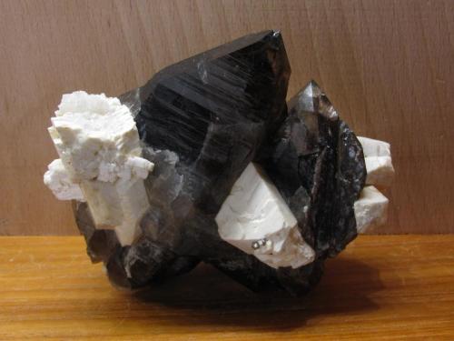 Smoky Quartz + Microcline
Isle of Arran, Scotland, UK
8cm x 7cm high x 4cm
The other side (Author: Mike Wood)