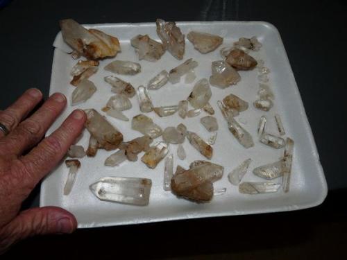 Quartz
Ceres, Western Cape, SA
Some of her crystals. (Author: Pierre Joubert)