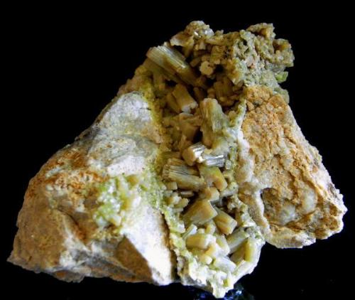 Pyromorphite
Santa Eufemia - Córdoba -  Andalusia - Spain
6,8x7cm.
Main crystal; 1,2 cm. (Author: DAni)