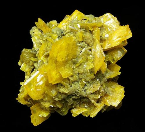 Wulfenite
San Francisco Mine, near Cucurpe within the Sierra Prieta, Municipio de Cucurpe, Sonora, Mexico
59 x 49 x 41 mm
up to 17 mm Wulfenites (Author: GneissWare)