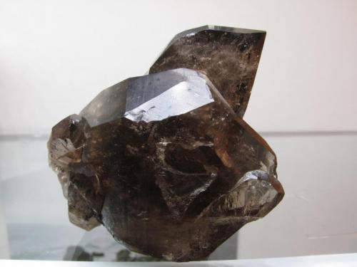 Smoky Quartz
Isle of Arran, Scotland, UK
65mm x 45mm x 45mm
Same specimen as above (Author: Mike Wood)