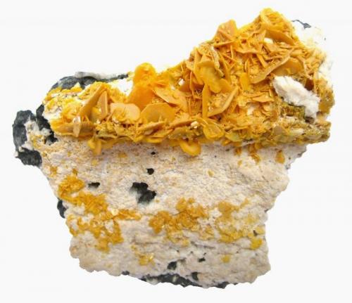 Wulfenite
Stefanie Mine, Bad Bleiberg, Carinthia, Austria
Specimen size 6,5 cm (Author: Tobi)