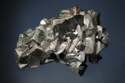 Tetrahedrite
Mercedes Mine, Huallanca District, Dos de Mayo Province, Huánuco Department, Peru
5.4 x 7.7 cm
Semi-lustrous, sharply formed tetrahedrite crystals to 2.6 cm. (Author: crosstimber)
