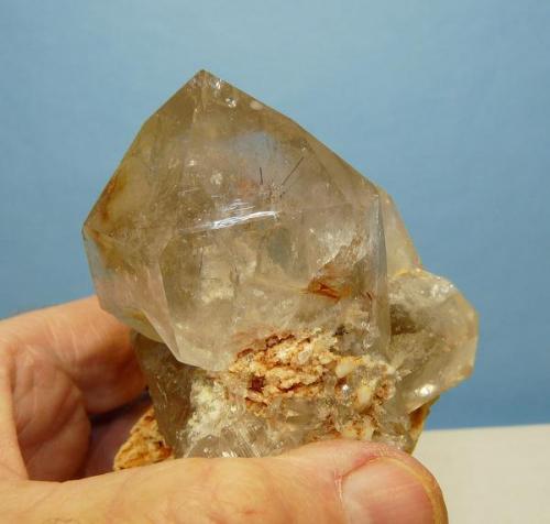 Quartz, feldspar, dolomite and rutile
Van Rhynsdorp, Western Cape South Africa.
94 x 69 x 64 mm
Same as above. (Author: Pierre Joubert)