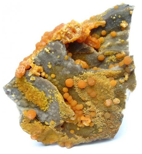 Mimetite
Haus Baden Mine, Sehringen, Badenweiler Pb mining District, Badenweiler, Black Forest, Baden-Württemberg, Germany
Specimen height 10 cm
 (Author: Tobi)