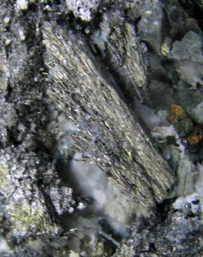 Millerita
Mina Eugenia, Bellmunt del Priorat, Priorat, Tarragona, Cataluña, España.
44 x 37 x 28 mm.
Detalle (Autor: José Luis Zamora)