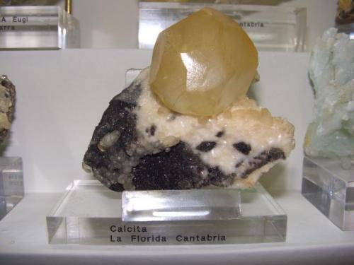 Calcita
Mina La Cuerre, Rionansa, Área minera La Florida, Sierra de Arnero, Cantabria, España
8x7 cm
Tamaño del cristal 5cm (Autor: jaume.vilalta)