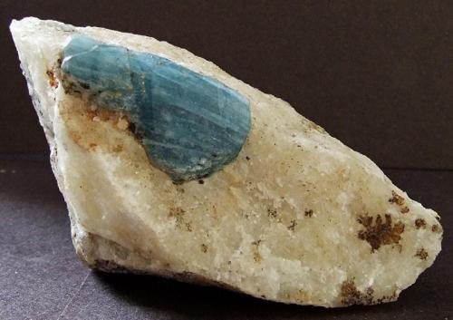 Afghanite
Ladjuar Medam (Lajur Madan; Lapis-lazuli Mine) Sar-e-Sang District, Koksha Valley, Badakhshan Province, Afghanistan
70 x 35 x 35 mm (Author: nurbo)