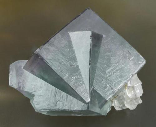 Fluorite twin.
Blackdene Mine, Ireshopeburn, Weardale, North Pennines, Co. Durham, England, UK.
25 mm. (Author: Ru Smith)