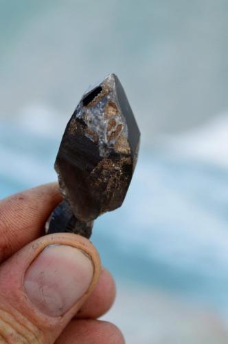 Smoky Quartz scepter
Green Dream Claim, Revelstoke, BC, Canada (Author: thecrystalfinder)