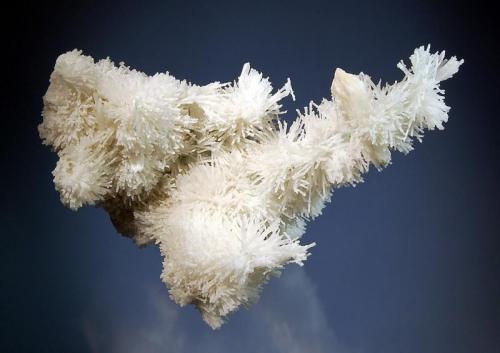 Quartz
Jamner, Jalgaon District, Maharashtra, India
10.1 x 14.0 cm.
Slender fingers of milky white chalcedony with minor stilbite. (Author: crosstimber)