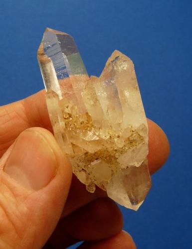 Quartz
Ceres, Western Cape, South Africa
58 x 24 x 16 mm
The same floater as above. (Author: Pierre Joubert)