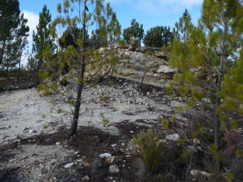 A favorite hunting ground where we have found a number of quartz pockets. (Author: Pierre Joubert)