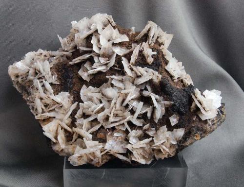 Baritina<br />La Morena Mine, El Gorguel, Sierra Minera de Cartagena-La Unión, Cartagena, Comarca Campo de Cartagena, Region of Murcia (Murcia), Spain<br />11 x 7.5 cm.<br /> (Autor: Pedro Antonio)
