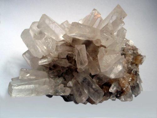 Calcite
Pallaflat Mine, Bigrigg, Cumbria, England, Uk
Group of calcite crystals, typically 35mm (Author: ian jones)