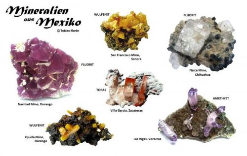 Minerals from Mexico (Author: Tobi)