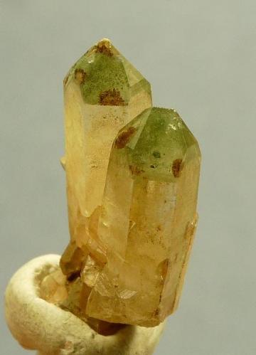 Quartz with chlorite
Ceres, Western Cape, SA
26 x 15 x 07 mm (Author: Pierre Joubert)