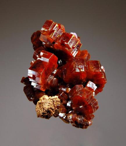 Vanadinite
Mibladen, Khénifra Province, Meknes-Tafilalet Region, Morocco
3.5 x 4.7 cm. (Author: crosstimber)