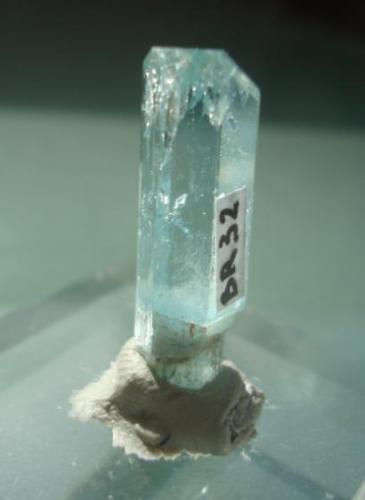 Beryl (variety aquamarine)
Xuan Le, Thanh Hoa, Vietnam
2,1 x 0,6 x 0,65 cm

Aquamarine (scepter) (Author: Jacquou HO)