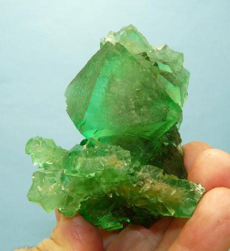 Fluorite
Riemvasmaak, Northern Cape, SA.
82 x 68 x 65 mm
A recently acquired specimen. (Author: Pierre Joubert)