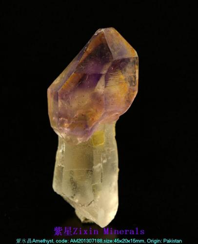 Quartz (amethyst)
Kharan, Baluchistan, Pakistan
45x20x15mm (Author: Walker)