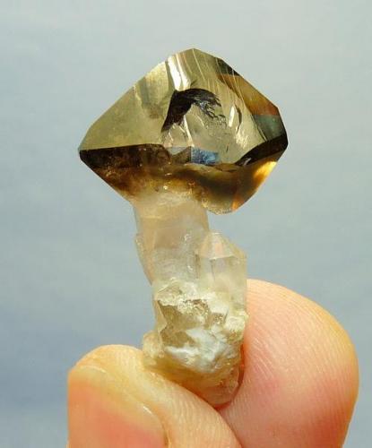 Smoky quartz scepter
Northern Cape, South Africa
34 x 17 x 11mm
Same as above. (Author: Pierre Joubert)