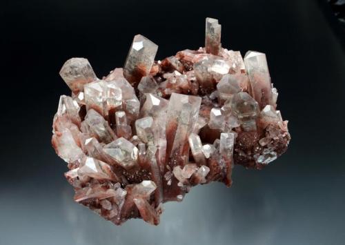 Calcite with Hematite
Beckermet Mine, Egremont, Cumbria, England, UK
13x8x6 cm overall size. (Author: Jesse Fisher)