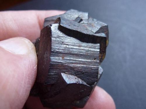Goethita pseudo Pirita<br />Cervera del Río Alhama, Comarca Cervera, La Rioja, Spain<br />4 cm x 3 cm<br /> (Autor: javier ruiz martin)