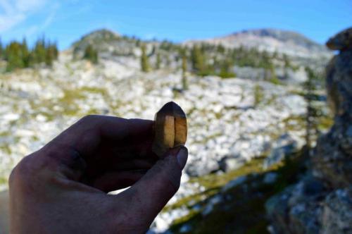 smokyquartz/citrine
Green Dream Claim Revelstoke BC Canada
first crystal to come out of the pocket (Author: thecrystalfinder)