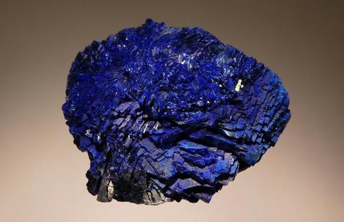 Azurite
Shilu Mine, Yangchun Co., Guangdong Prov., China
5.6 x 5.7 cm.
A bright blue spherical azurite rosette. (Author: crosstimber)