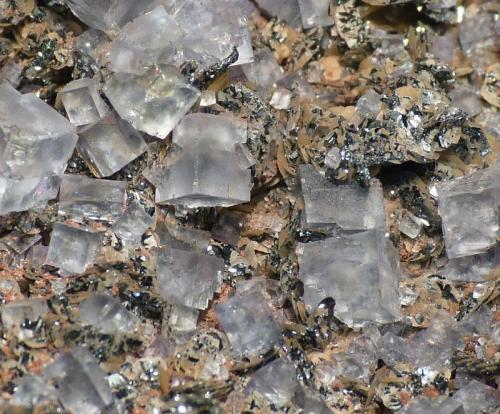 Fluorite
Ullcoats Mine, Egremont, West Cumberland Iron Field, Cumbria, England, UK.
Field of view 3 cm
 (Author: Leon Hupperichs)