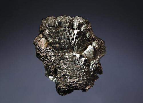 Arsenopyrite
Huanggang Mine #2, Keshiketeng Co., Chifeng Pref,, Inner Mongolia AR, China
4.3 x 5.0 cm
Radial aggregate of bright arsenopyrite crystals. (Author: crosstimber)