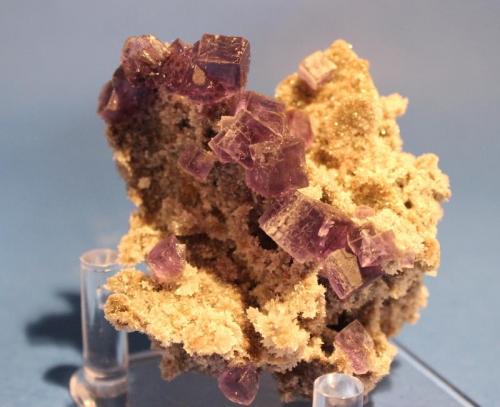 Fluorite, Quartz
Santa Gertrudis vein, Santa Librada, Mun. de Mapimí, Durango, Mexico
7.5 x 6.5 cm (Author: Don Lum)