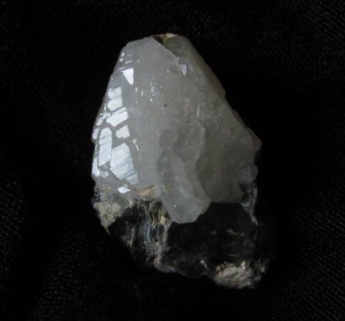 Phenakite
Ben Macdui, Cairngorm Mountains, Grampian Region, Scotland, UK
15mm x 13mm x 7mm crystal
Same phenakite crystal as per the last post. The crystal is sitting on a shard of smoky quartz and also a bit of mica. (Author: Mike Wood)