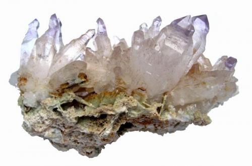 Quartz (variety amethyst)
Goboboseb Mountains, Brandberg Area, Erongo Region, Namibia
Specimen size 7 cm (Author: Tobi)