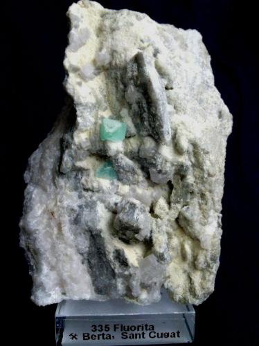 Fluorita
Pedrera Berta, El Papiol, Sant Cugat del Vallès, Vallès Occidental, Barcelona, Catalunya, España
7 x 10 x 4 cm
 (Autor: DavidSG)