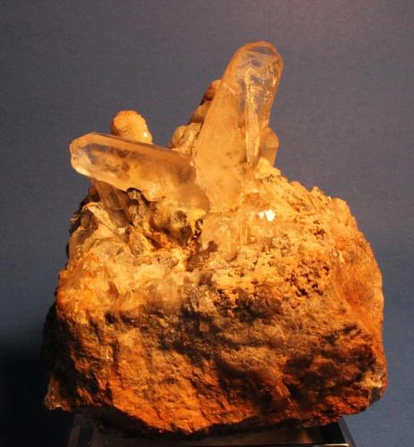 Quartz (Japan Law Twin), Wavellite
Siglo XX Mine, Llallagua, Bustillo Province, Potosi Department, Bolivia
11 x 10 .5 cm (Author: Don Lum)