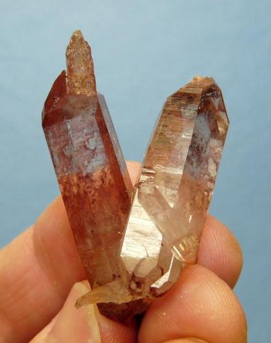 Quartz with hematite
Pella, Orange river, Northern Cape, SA
42 x 29 x 18 mm
Same as above. (Author: Pierre Joubert)