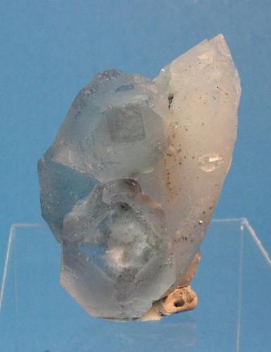 Fluorite, Quartz
Yaogangxian Mine, Hunan, China
5 x 3.4 cm (Author: Don Lum)