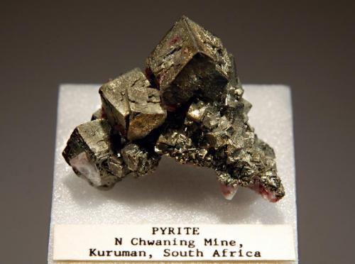 Pyrite
N’Chwaning Mine, Kuruman, N. Cape Prov., South Africa
2.3 x 3.0 cm (Author: crosstimber)