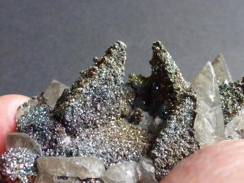 Calcita, Calcopirita
Mina Brushy Creek, Greeley, Reynolds Co., Missouri, USA
10 x 6 cm.

Detalle (Autor: javier ruiz martin)